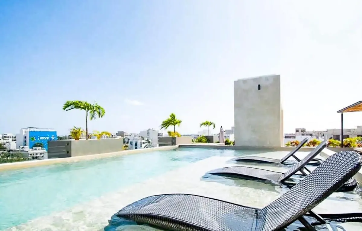 Apartment Joya De La Zazil 20 Av Rooftop Pool Walk To Playa Mamitas Coco Beach & 5 Playa del Carmen